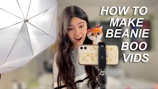 How To Make PROFESSIONAL Beanie Boo Videos! (behind the scenes!)