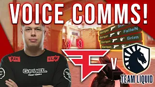 FaZe Karrigan PGL MAJOR VOICE COMMS! FaZe vs Team Liquid