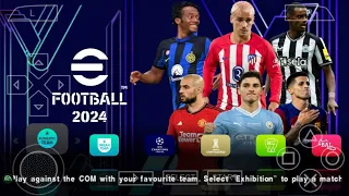 eFOOTBALL PES 2024 PPSSPP Download New Update English Commentary Full Transfers& Kits 24 HD Graphics
