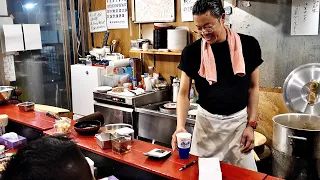 Local ramen shop at night.