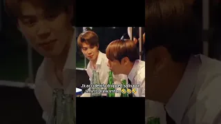 jungkook accidently dropped saliva on jimin's drink 😲 #jikook #shorts