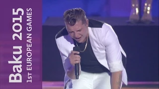 John Newman ends the Closing Ceremony | Baku 2015 European Games