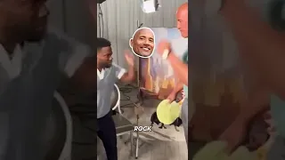 The Rock and Kevin Hart tortilla slap challenge