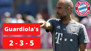 Pep Guardiola's 2-3-5 System at Bayern