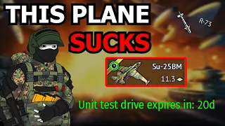 SU-25BM Sucks even with R-73's💀(First LIVE GAMEPLAY)