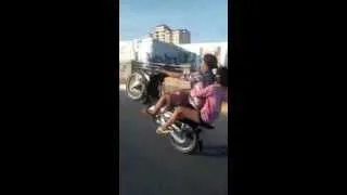 Stunk Motorbike by girl