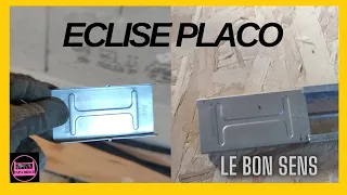 comment mettre une eclise sur fourrure placo (raccord pour fourrure placo)