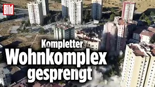 Hunderte Wohnungen müssen gesprengt werden | Türkei-Erdbeben