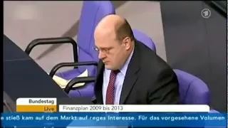 Schrecksekunde im deutschen Bundestag