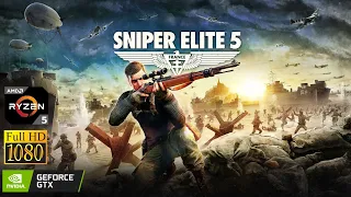Sniper Elite 5  PC Gameplay on Lenovo ideapad gaming 3 Ryzen 5 5600h GTX 1650
