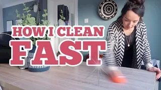 HOW TO CLEAN YOUR HOUSE FAST! | QUICK CLEANING METHOD