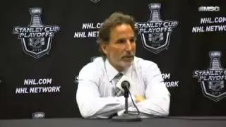 Another typical John Tortorella press conference (Caps/Rangers Game 2 Post-Game)