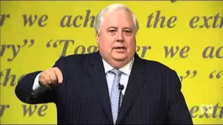 Clive Palmer talks about Mercedes-Benz as anger builds  among former Qld Nickel workers