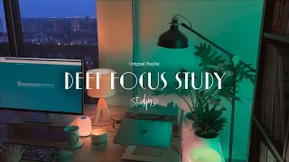 Deep Focus Study Music 🎯/ 2-HOUR STUDY WITH ME / Pomodoro 45