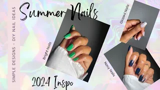 Summer Nail Ideas | 2024 Inspo | Perfect for at Home Manicures!