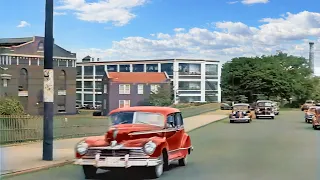 New jersey  1930s, early 50s in color [60fps, Remastered] w/sound design added