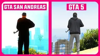 GTA San Andreas vs  GTA 5  Gun Sounds & Comparison