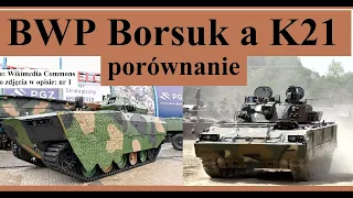 BWP Borsuk a południowokoreański K21 - porównanie i różnice