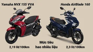 2023 - So sánh Honda Air Blade 160 và Yamaha NVX 155 VVA