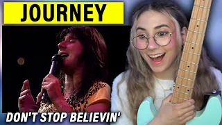 Journey - Don't Stop Believin' Live 1981: Escape Tour | Singer Bassist Musician Reacts