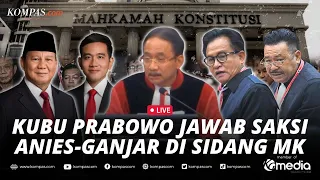 🔴LIVE - Kubu Prabowo-Gibran Bantah Argumen Saksi Anies dan Ganjar di Sidang Sengketa Pilpres 2024