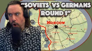 Vet Reacts*SOVIETS VS GERMANS Round 1* Eastern Front animated: 1941 By Eastory