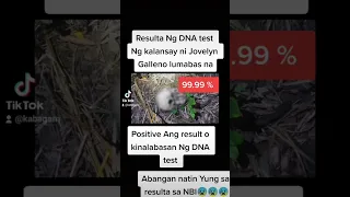 99.99 % Ang DNA result Ng kalansay ni Jovelyn Galleno ayon sa pulisya