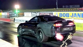 Insanely Loud Toyota Supra Anti Lag