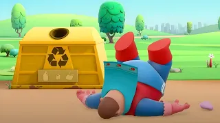 Recycling Fail! | Hero Dad | Cartoon for Toddlers and Children