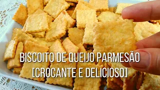 Biscoito de Queijo Parmesão [Crocante e Delicioso]