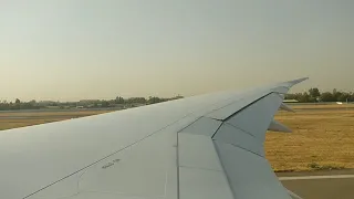 Взлет из аэропорта Ташкент. Boeing 787-8. Сентябрь 2018