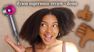 DYSON SUPERSONIC BLOW DRYER REVIEW ON TYPE 4 NATURAL HAIR | BLOW DRY ROUTINE | KENSTHETIC