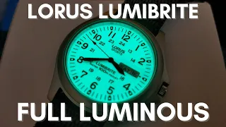 LORUS Lumibrite Full Luminous Watch RJ665AX-9