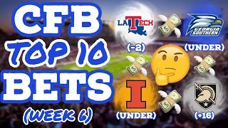 College Football Top 10 *Best Bets* for Week 6 || 2022