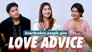 Recently Heartbroken People Share Love Advice | Filipino | Rec•Create