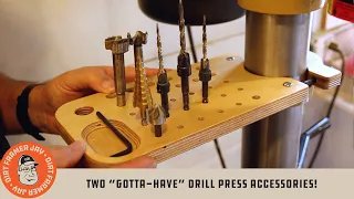 Two “Gotta-Have” Drill Press Accessories!