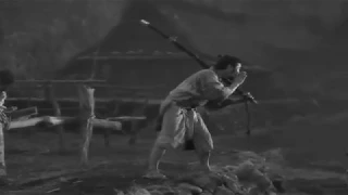 Seven Samurai (" Shichinin no samurai ") - Kikuchiyo's scene