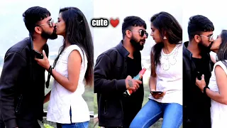 rea kissing prank on my cute girlfriend Soniya gone extremely romantic kiss