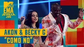 Akon & Becky G – Como No (LIVE) / MTV EMA 2019