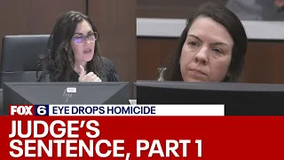 WI eye drops homicide; Judge sentence of Jessy Kurczewski, Pt. 1 | FOX6 News Milwaukee