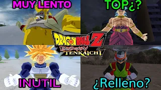 Top 10 PEORES Personajes De Dragon Ball Z Budokai Tenkaichi 3