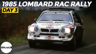 1985 Lombard RAC Rally - Day 3 Report