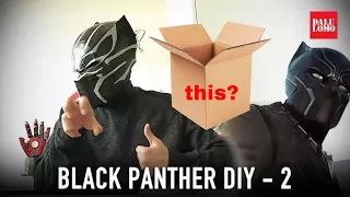 Make Black Panther Helmet Part 2 - Details // Civil War Cosplay How to