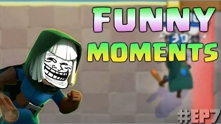 Funny Moments, Glitches, Fails, Wins and Trolls Compilation #7 | CLASh ROYALE Montage