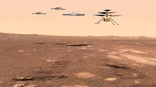 Primeros vuelos del Mars helicopter Ingenuity en Marte con sorpresa... (animaciones)