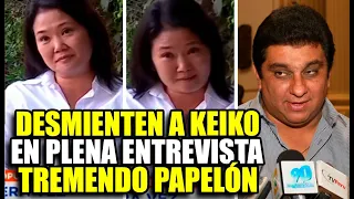 ¡PAPELÓN! KEIKO ES DESMENTIDA EN PLENA ENTREVISTA TRAS NEGAR A CARLOS RAFFO, PERO ESTÁ EN SU CASA