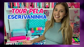 TOUR PELA MINHA ESCRIVANINHA | ACHEI COISAS QUE NEM LEMBRAVA MAIS!  - Luiza Vinco