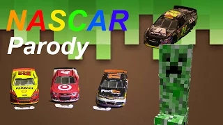 NASCAR Parody: Minecraft 3D