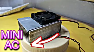 Making a Powerful AC from Peltier, liquid cooling system| Homemade AC for Summer