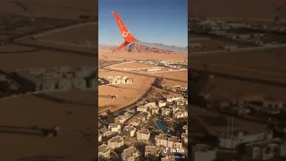 Посадка самолёта в Sharm el sheikh